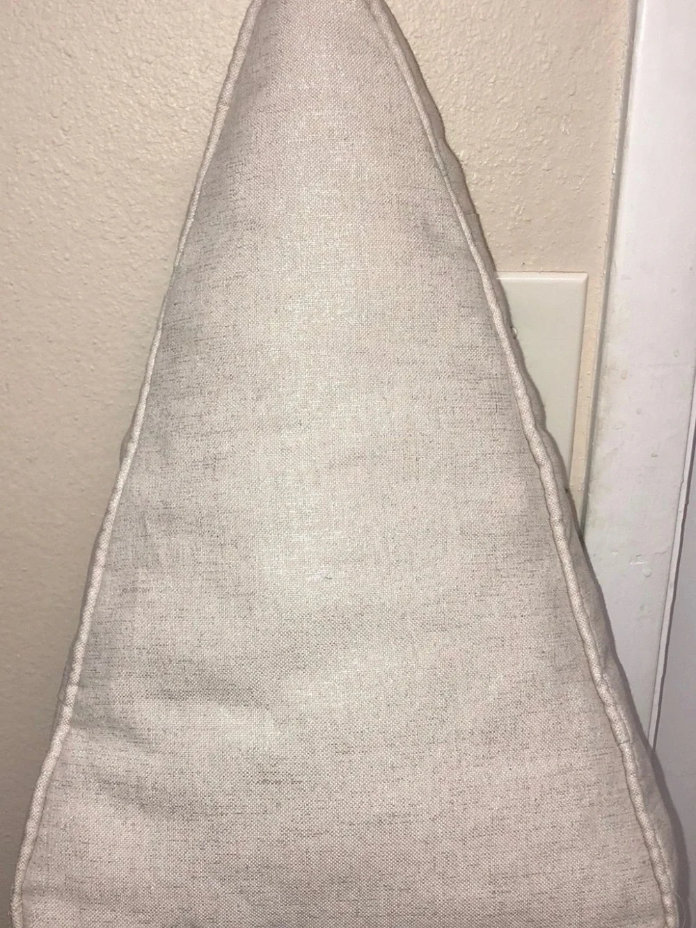 Embellished Triangle Accent Pillow